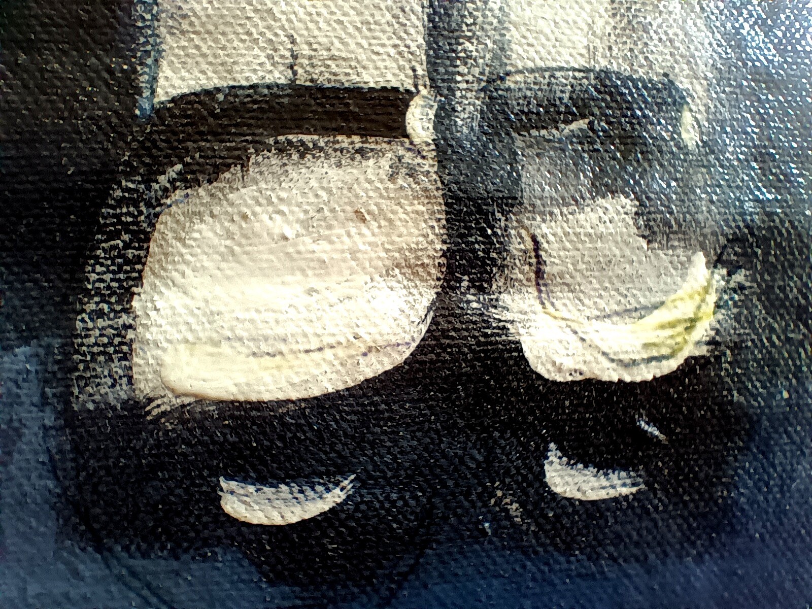 SHINING TWINS ORIGINAL OIL PAINTING COTTON CANVAS SIGNED KUBRICK HALLOWEEN GHOST