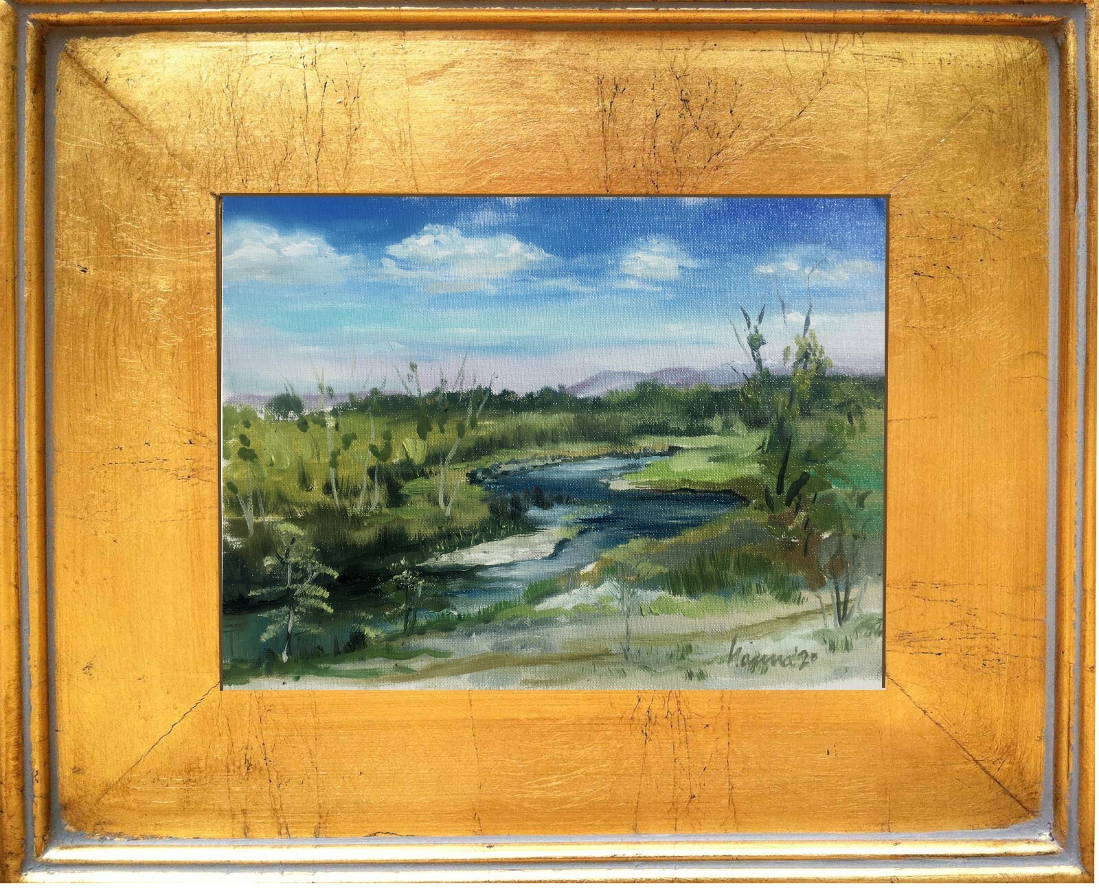 MERCED, CA US Dept State recognizes CA Artist: CA Hwy 59 Merced River