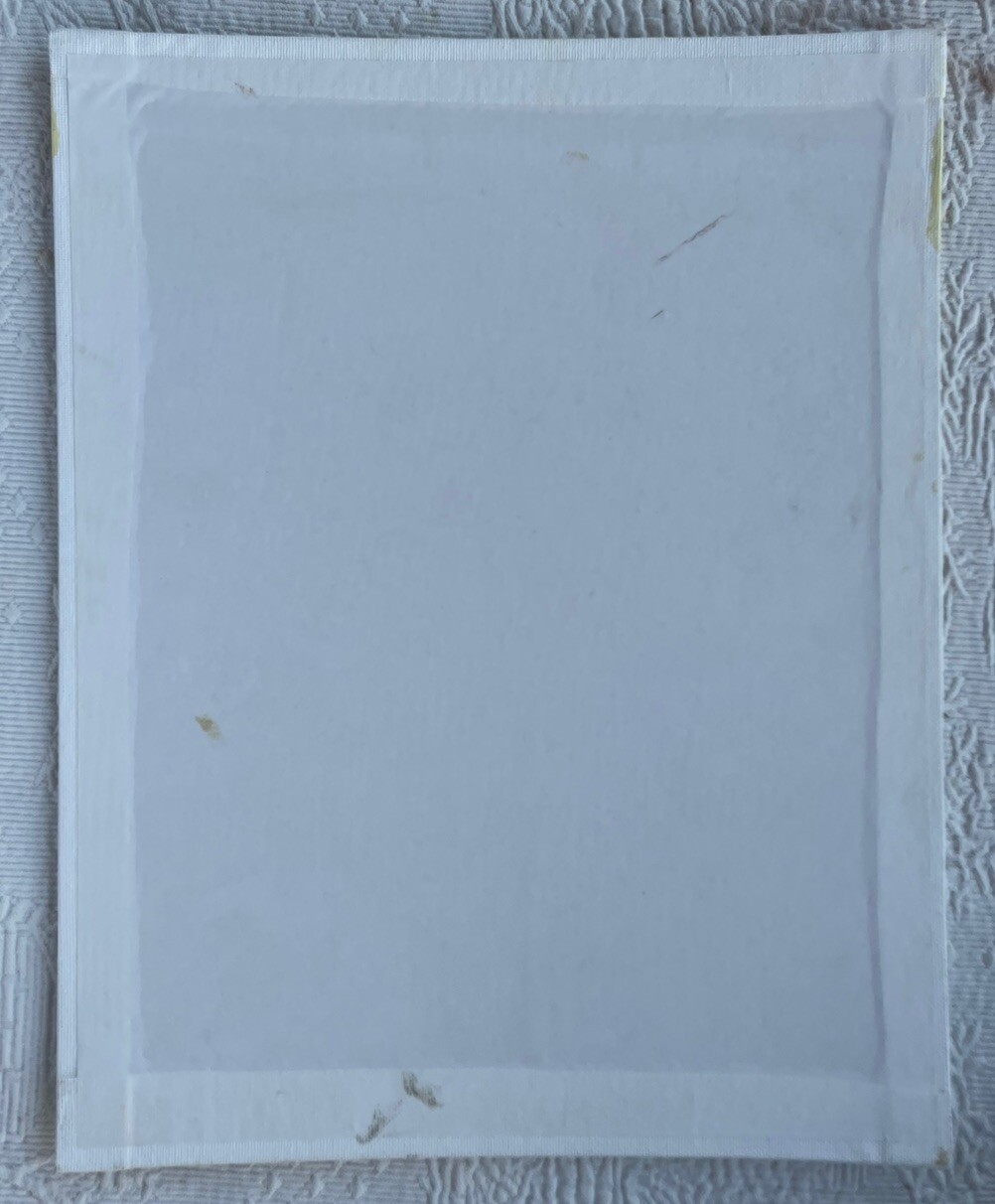 Peter Robert Keil Acrylic Painting Abstract Cardboard 14+11 Inches