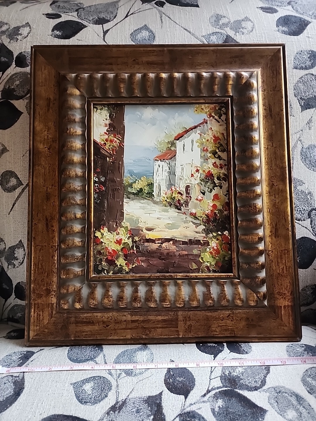 Framed, Tuscany Italy Landscape – Quality Hand Painted Oil Painting