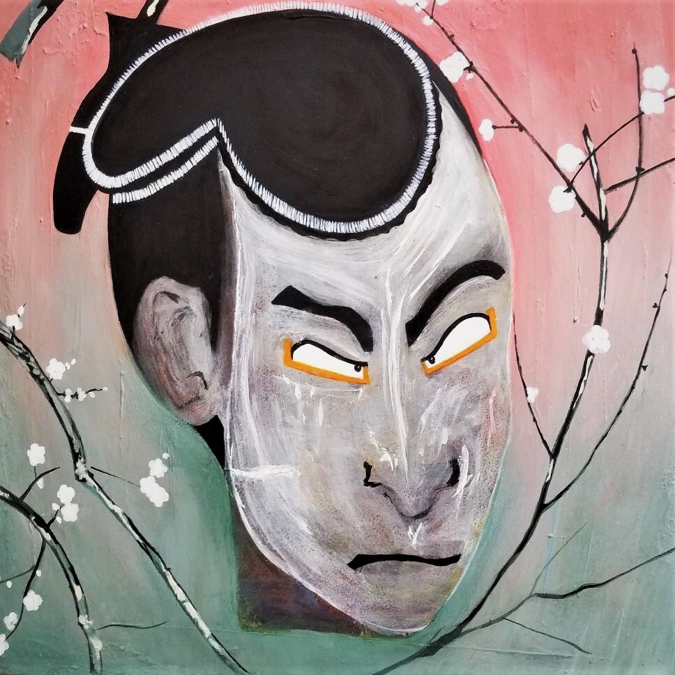 Face and Cherry tree