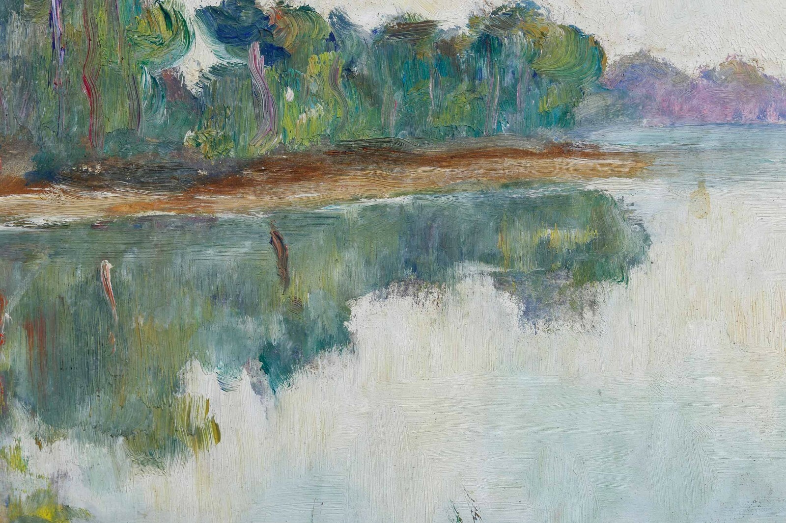 Impressionist Landscape Old Oil On Panel Signed BOCELLI ?France