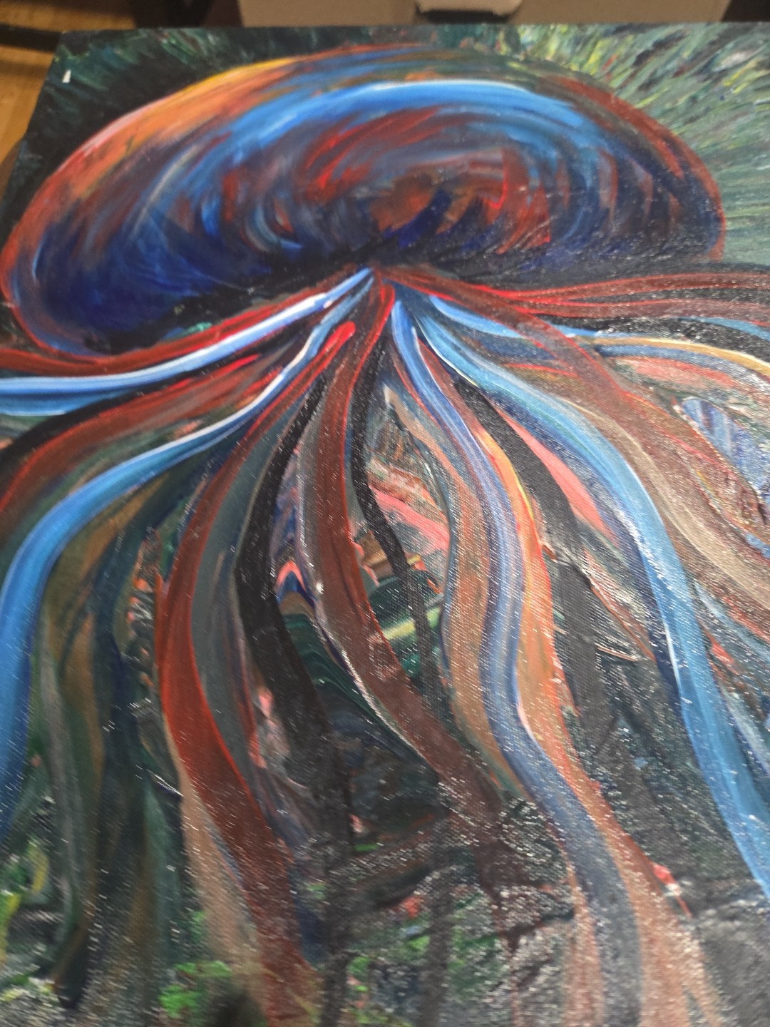 Folk Art Painting 20″ x 16″