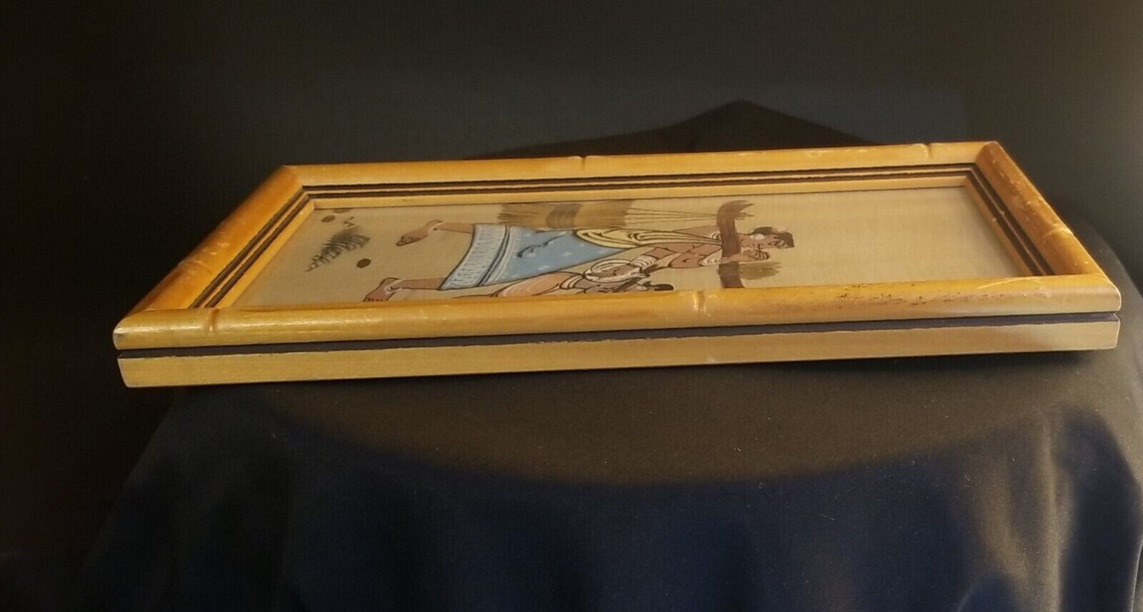 Polynesian, Native Hand Painted painting on Linen Artwork Acrylic?Oil? Unique