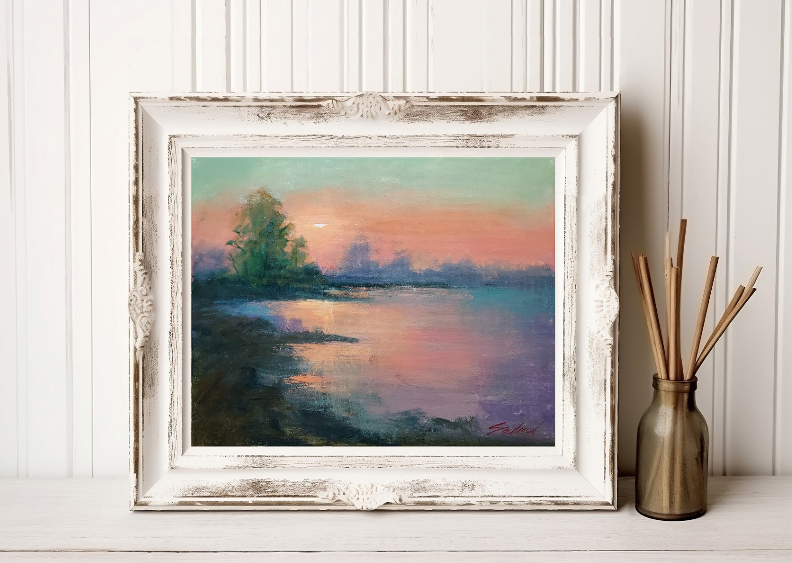 Original Impressionist Painting on 14×11 inch Canvas – Signed by the Artist