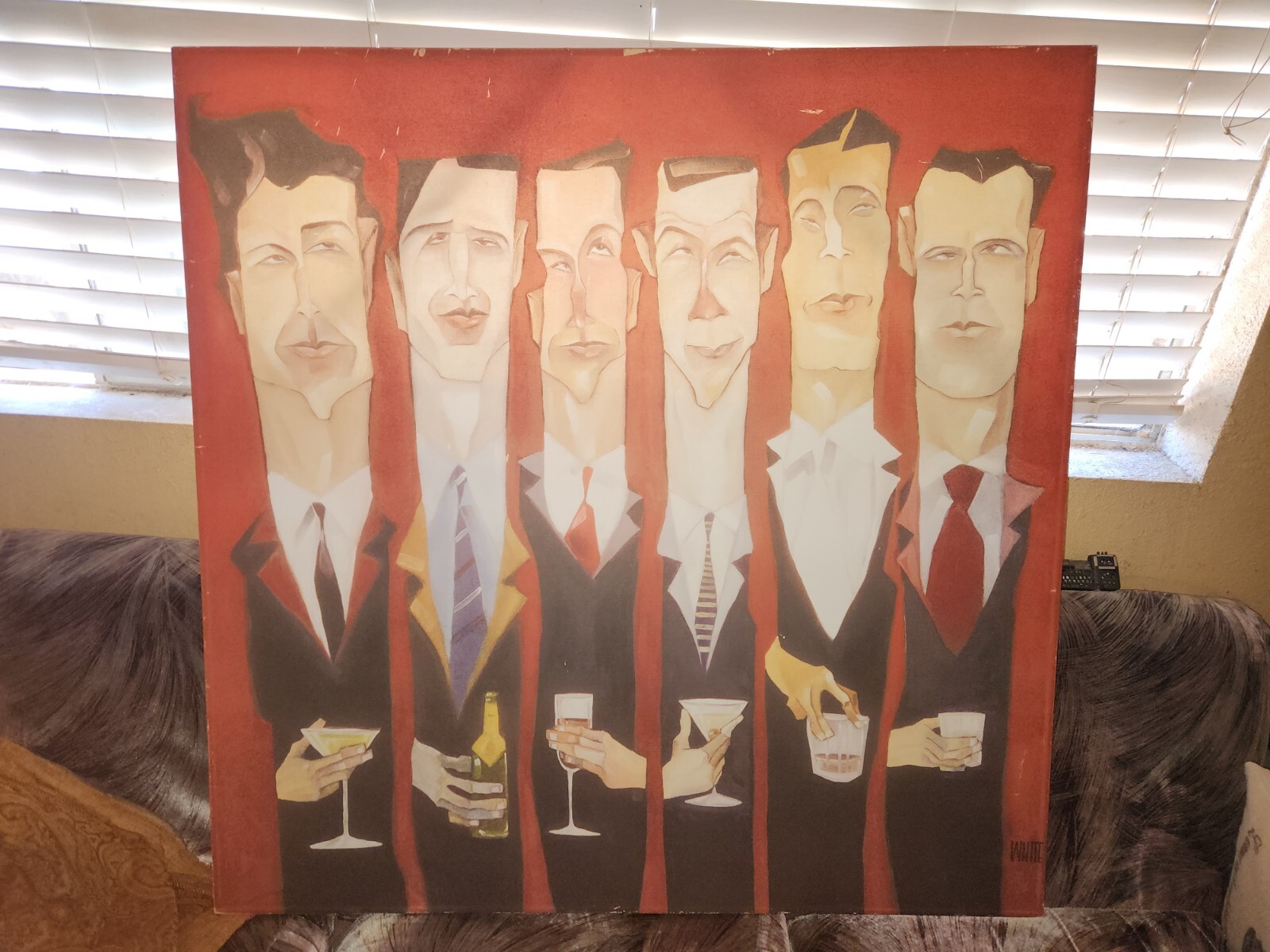 Large Todd White Canvas «Six Pack» «39x»39 Giclee Print Fine Art