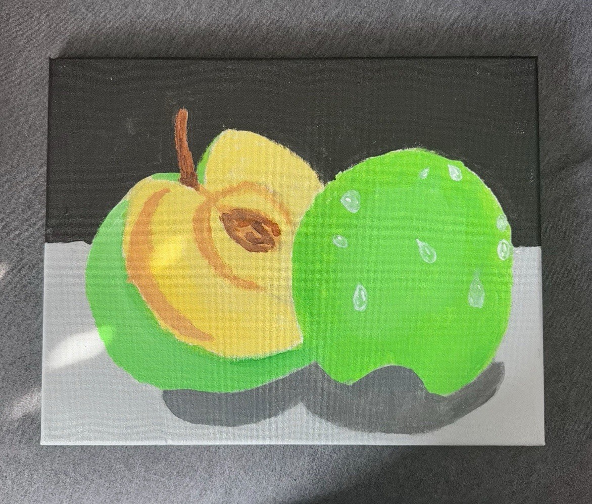 Green Apple Painting 2020