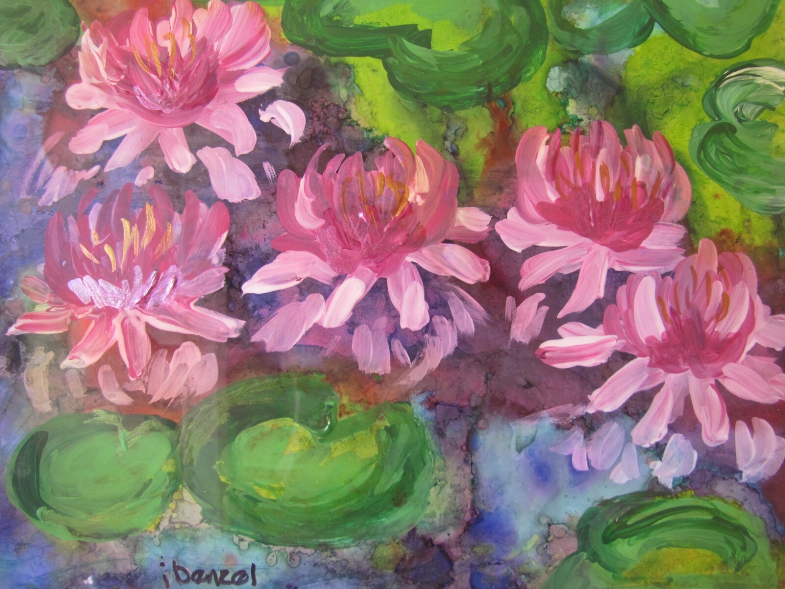 48a. The Eyes of a Child. Lily Pads 11×14