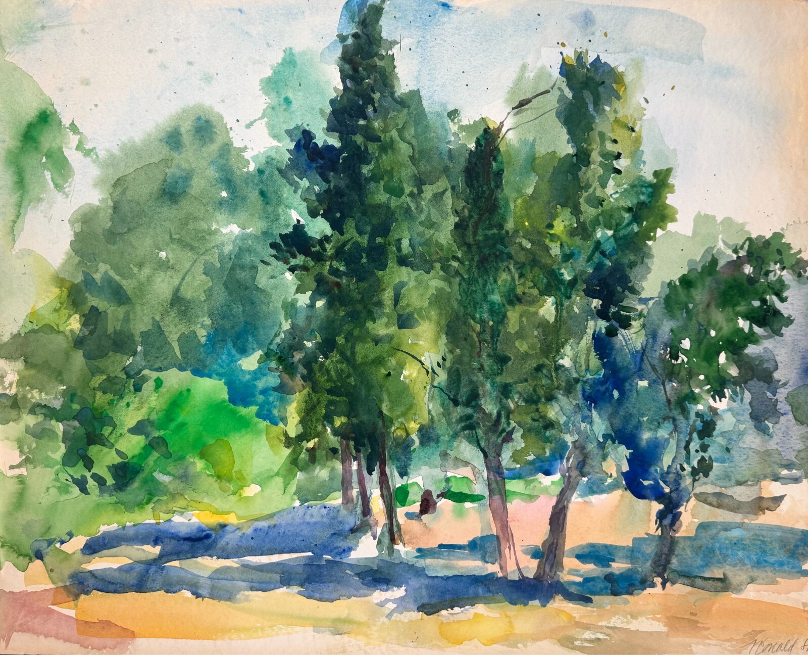 Ronald Shap | Trees, Will Roger’s Park, c. 1990