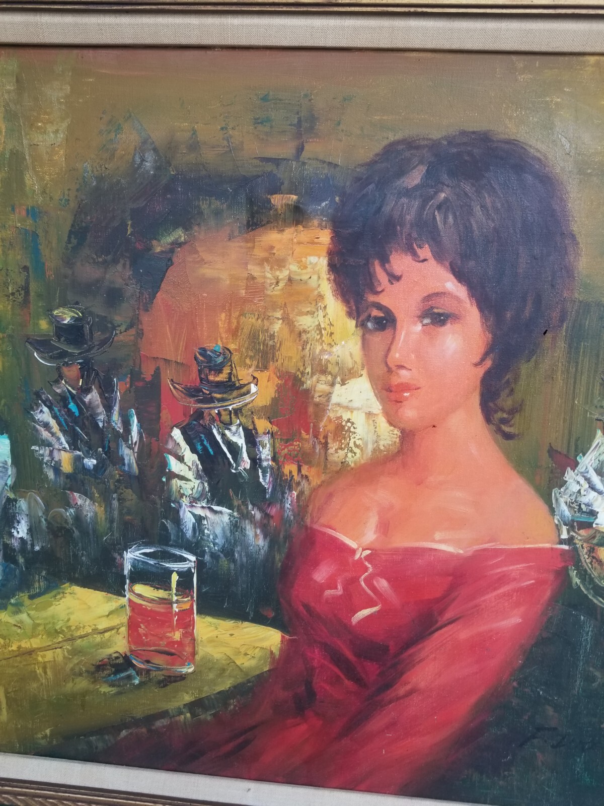 F. Dressen Oil painting