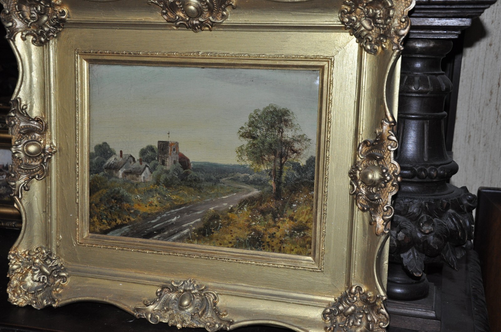 19th Century landscape Well Listed Artist: Edwin Cole 1868-1935