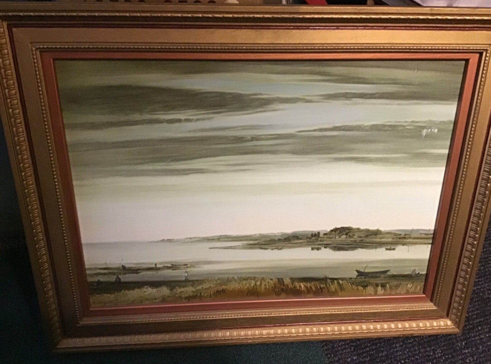 Russian/Ukrainian Soviet USSR Original oil painting~1977 Signed Front&Back OOAK