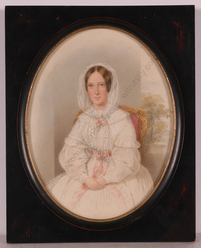 Emanuel Thomas Peter (1799-1873) «Portrait of a lady», ca. 1850, watercolor