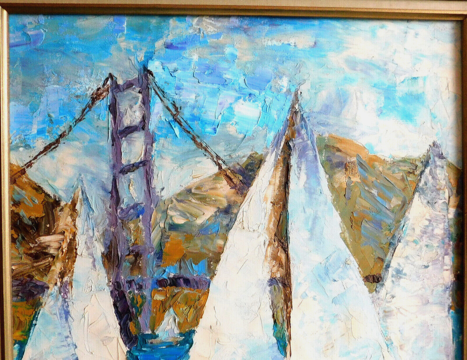 NOTED AMERICAN DEVLIN WILSON FINE VINTAGE ORIGINAL IMPRESSIONISM OIL PAINTING