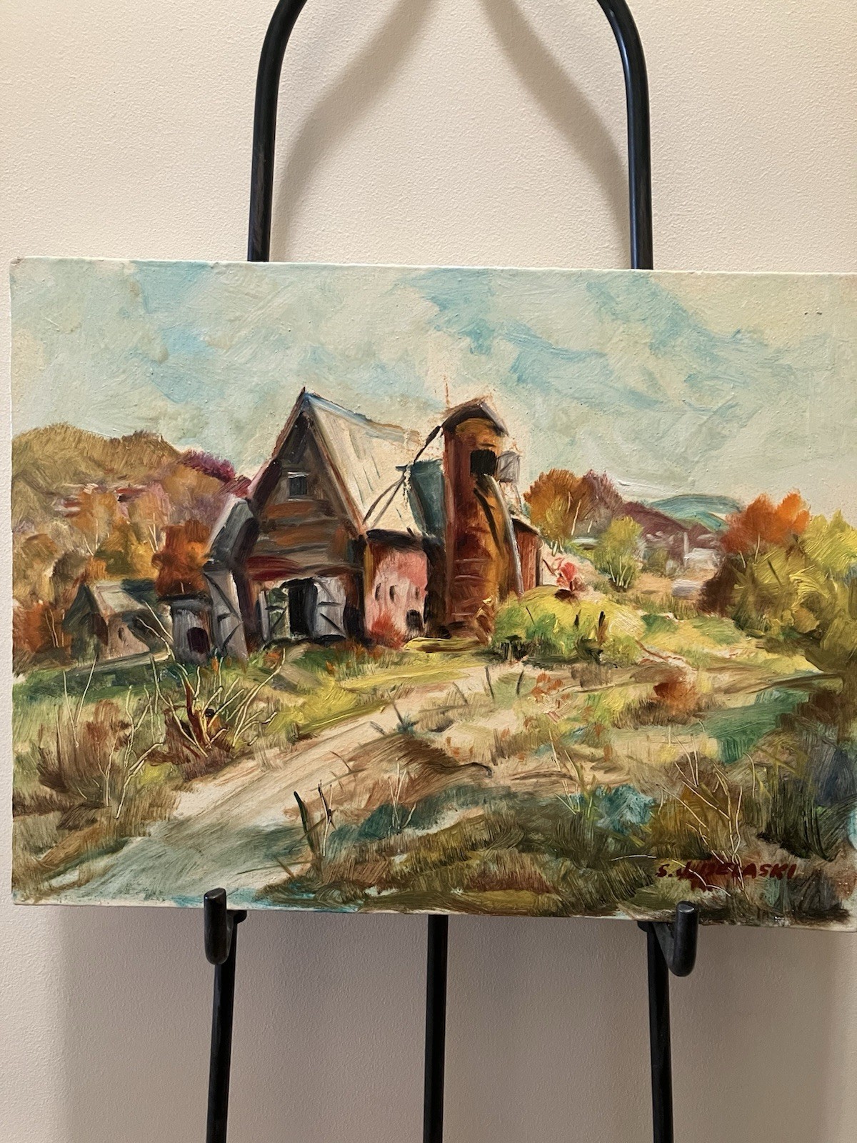 Vermont Oil Painting By Listed Artist Stephen j Belaski