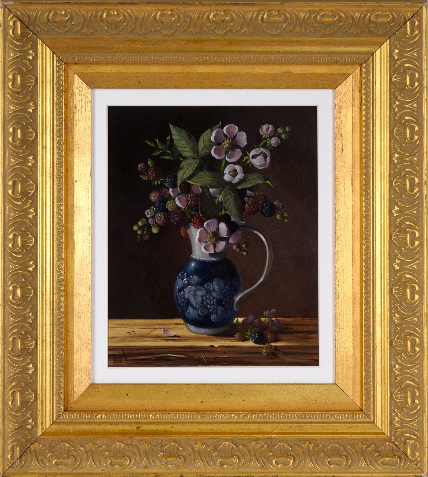 «Blackberries Are Red When They Are Green» Trompe L’Oeil Stl LF Alexis Pencovic
