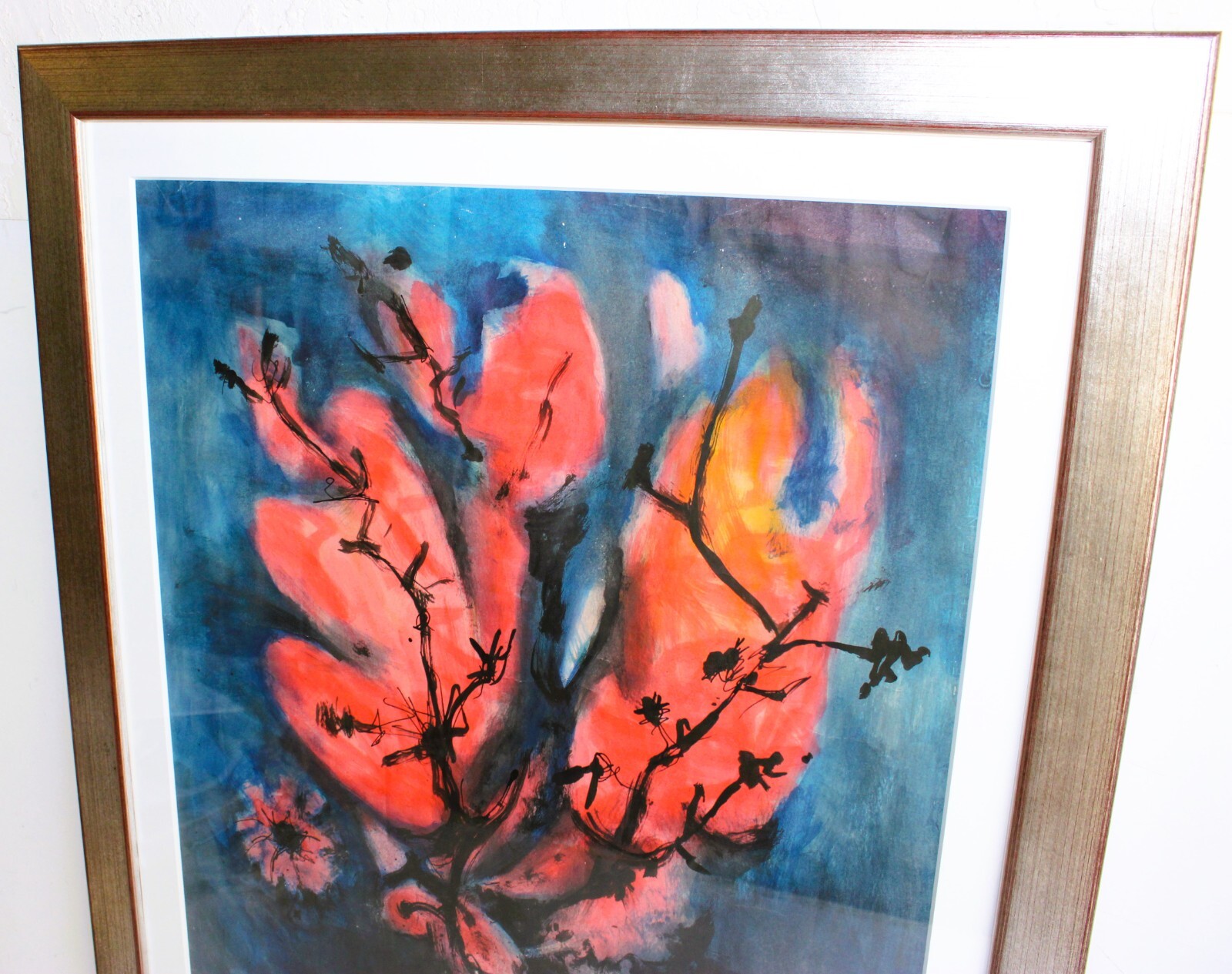JUAN DAVID POSADA 1911-1981 MIXED MEDIA PAINTING 1979 SIGNED CUBAN LISTED ARTIST