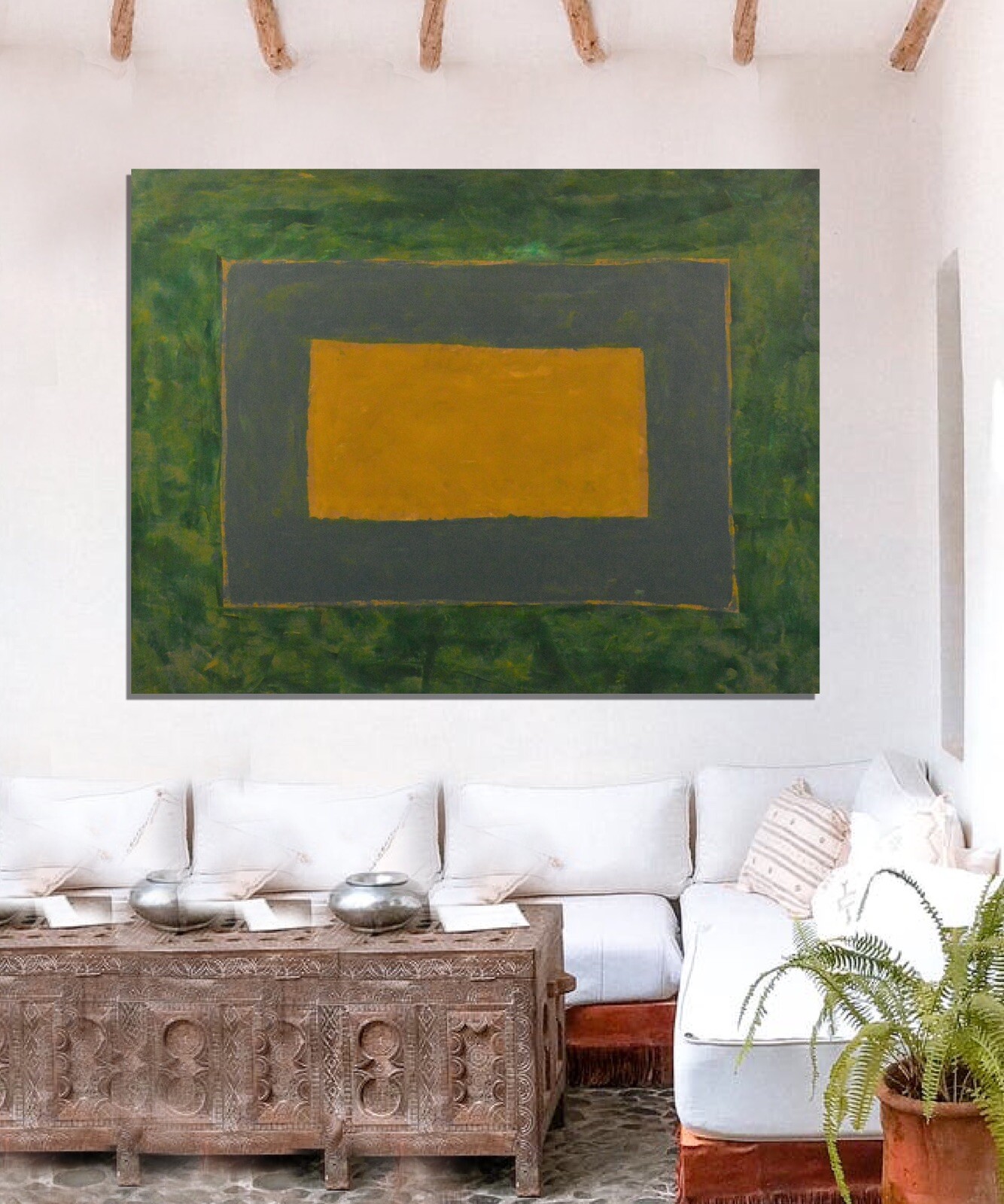 ￼ Mark Rothko ￼style￼ Profession￼al Painting 81” X 62”(6ft 9in)Abstract Modern