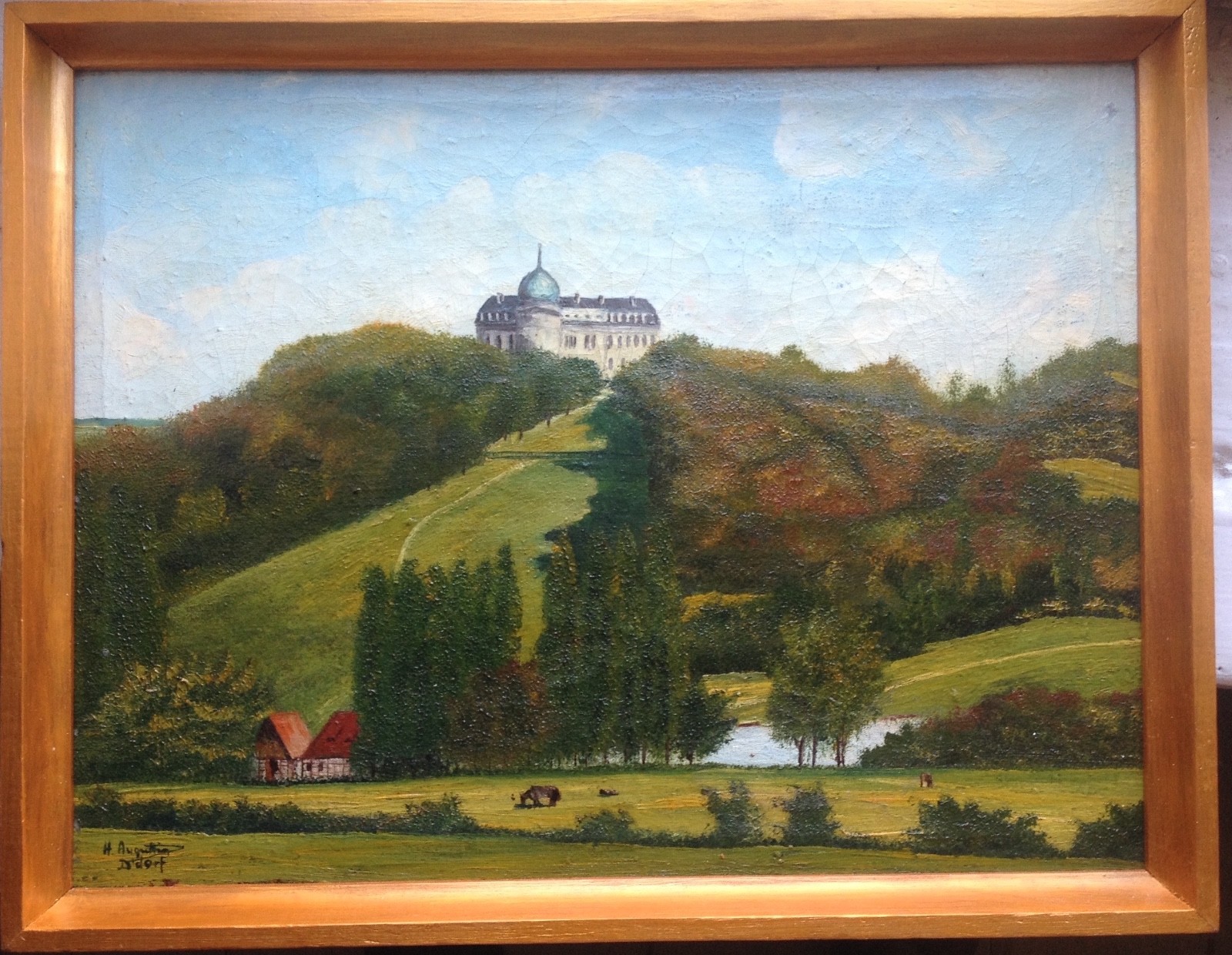 H.Augustin Castle Hinnenburg At Brakel IN Lk Höxter, North Oil