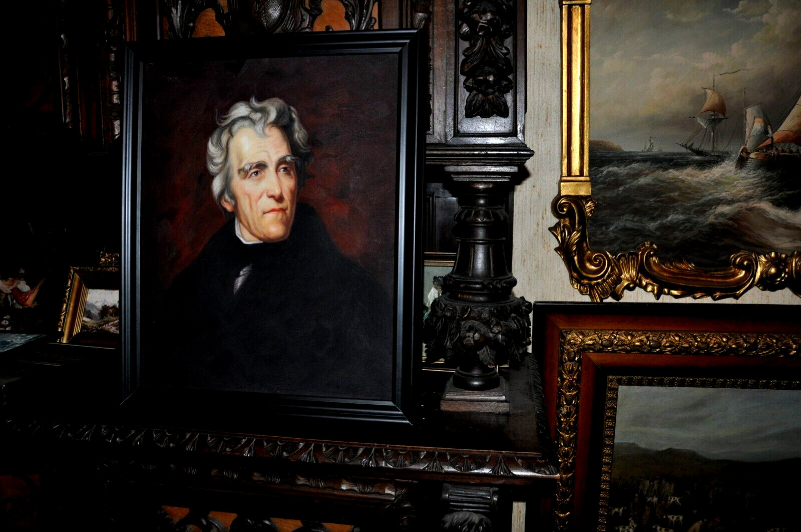Museum Quality President Andrew Jackson Oil Painting