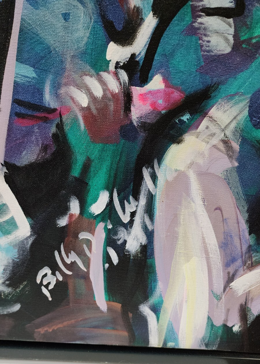 Billy Dee Williams «Jazz Band» Original 37″ x 37″