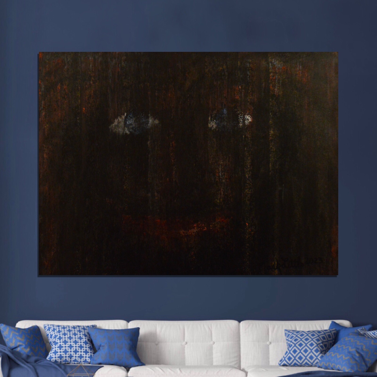 Mark Little Professional￼￼ Artist Painting 81” X 62”(6ft. 9in)Abstract Modern