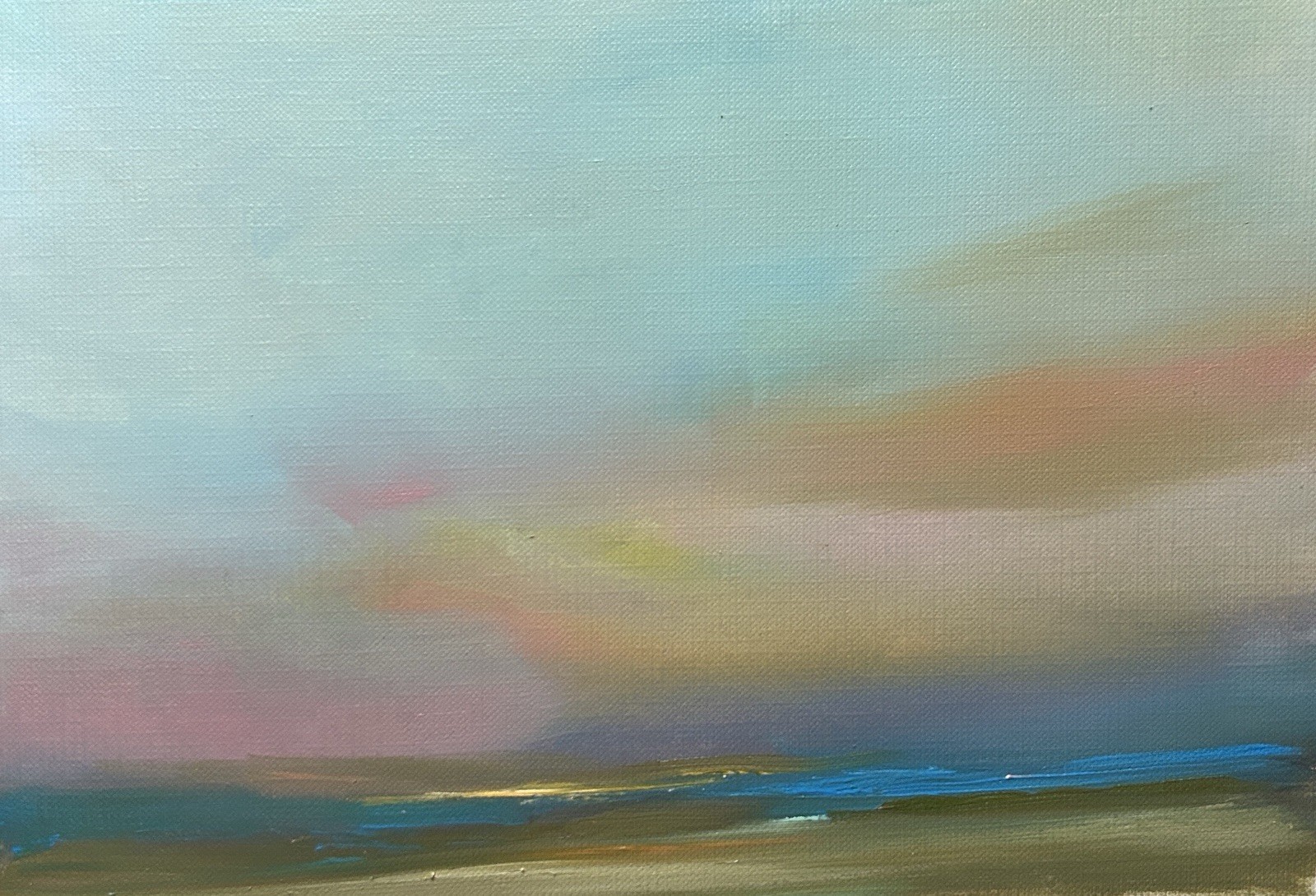 Original painting – LULLABY – landscape on paper – approx 6.5 x 9.50