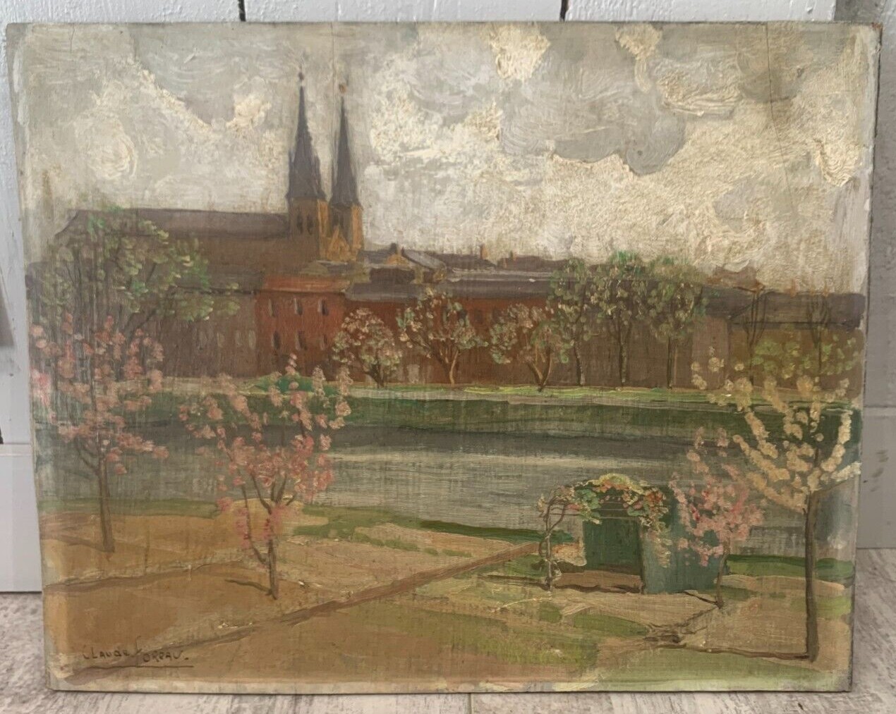 Claude FOREAU (1903-1973) Post-Impressionist Landscape 1936 Paris France Cormon