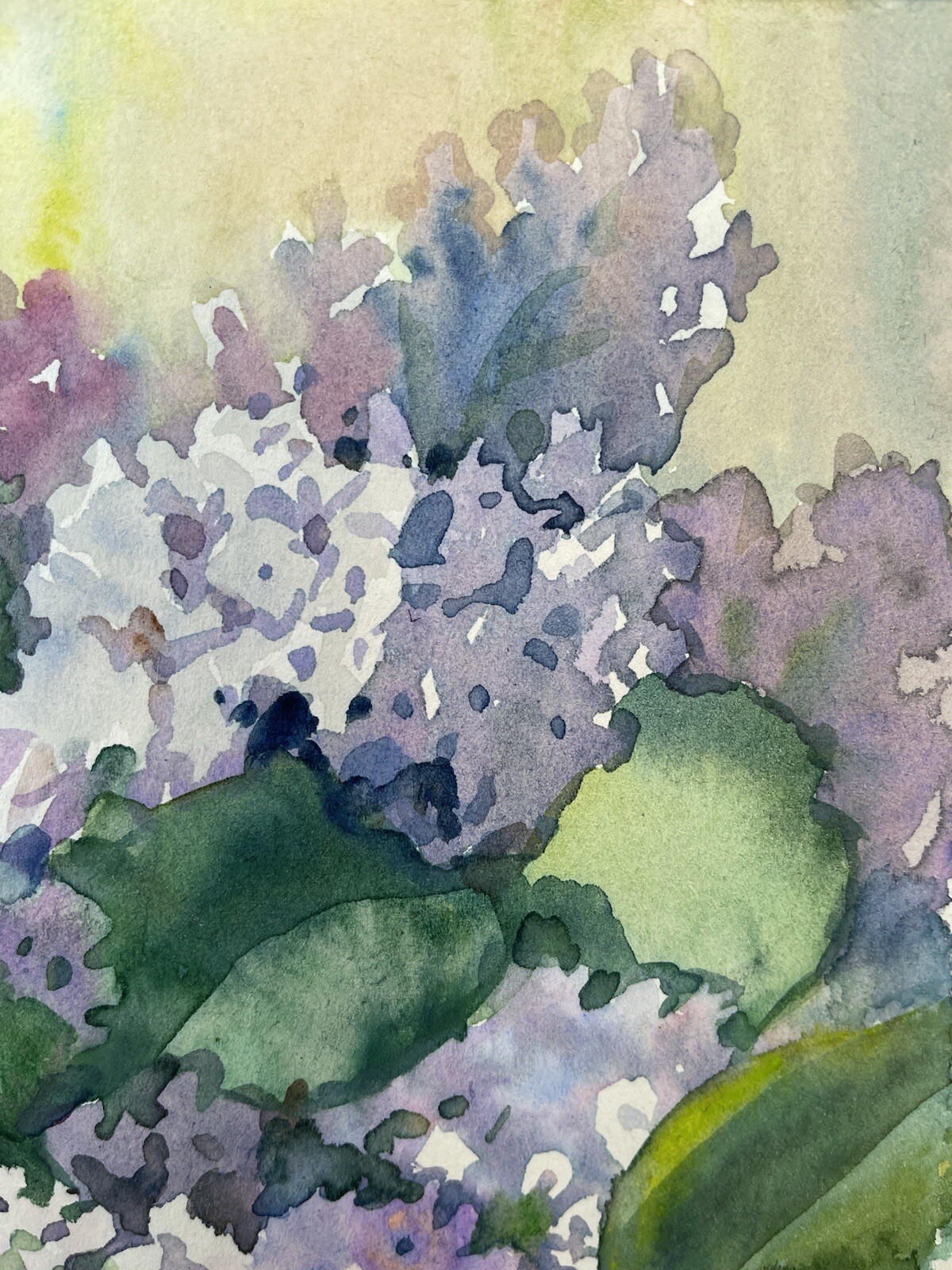 «Bouquet Of Lilac» Ukraine. Original Work Of Ukrainian Artist Watercolour