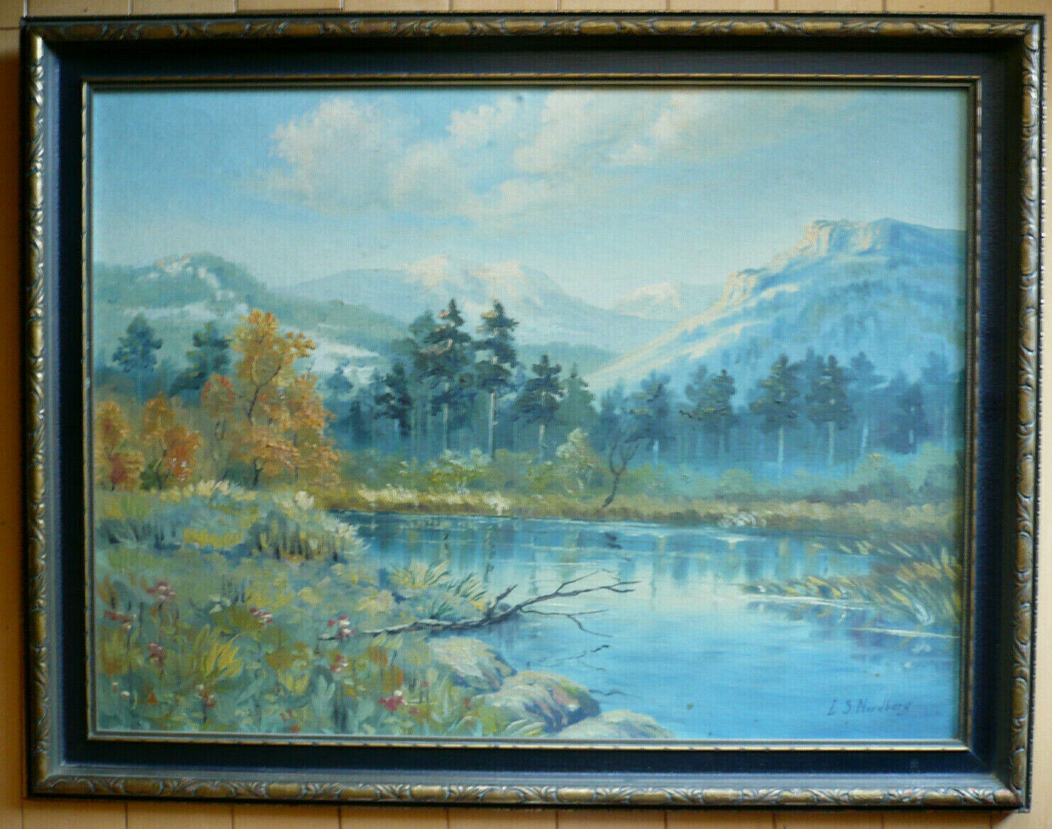 LAMBERT SAMUEL NORDBERG LISTED RARE EARLY CALIFORNIA PLEIN AIR IMPRESSIONISM OIL