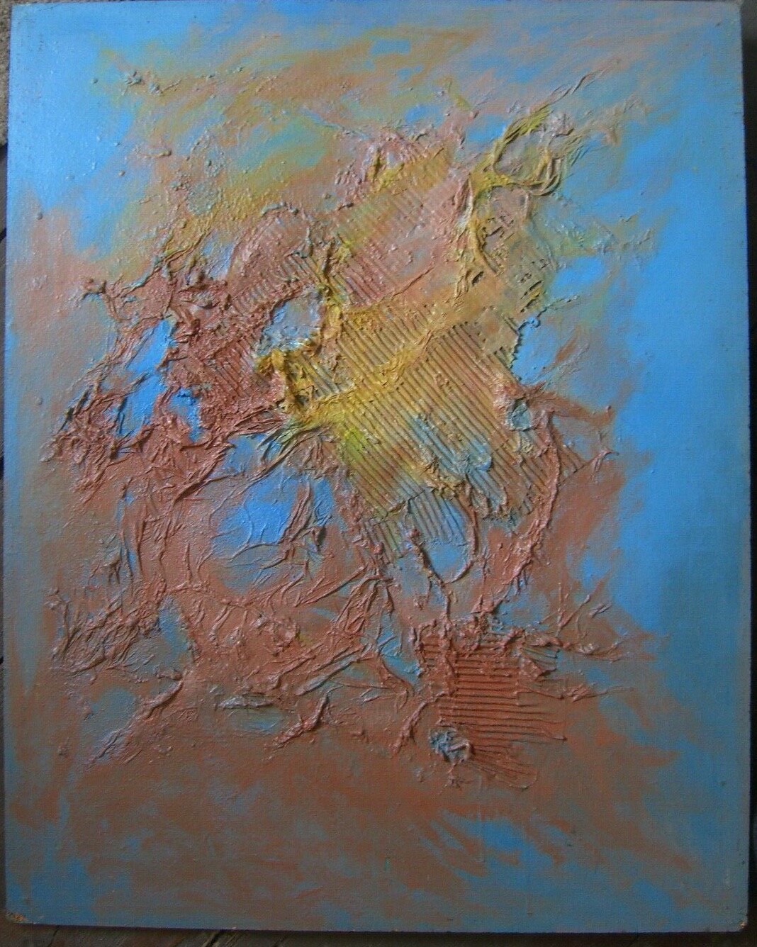 Oil Painting° Abstract Farbkomposition Spachteltechnik Pastoser Farbauftrag Oil