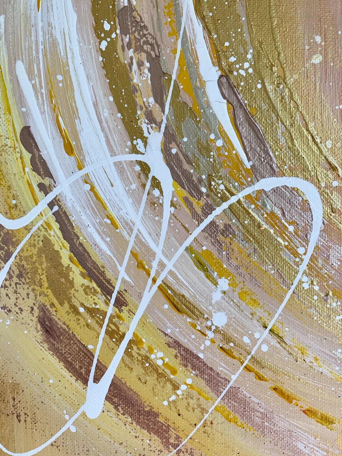 Original Modern art Abstract Acrylic Painting on stretched canvas ~ 16×20”