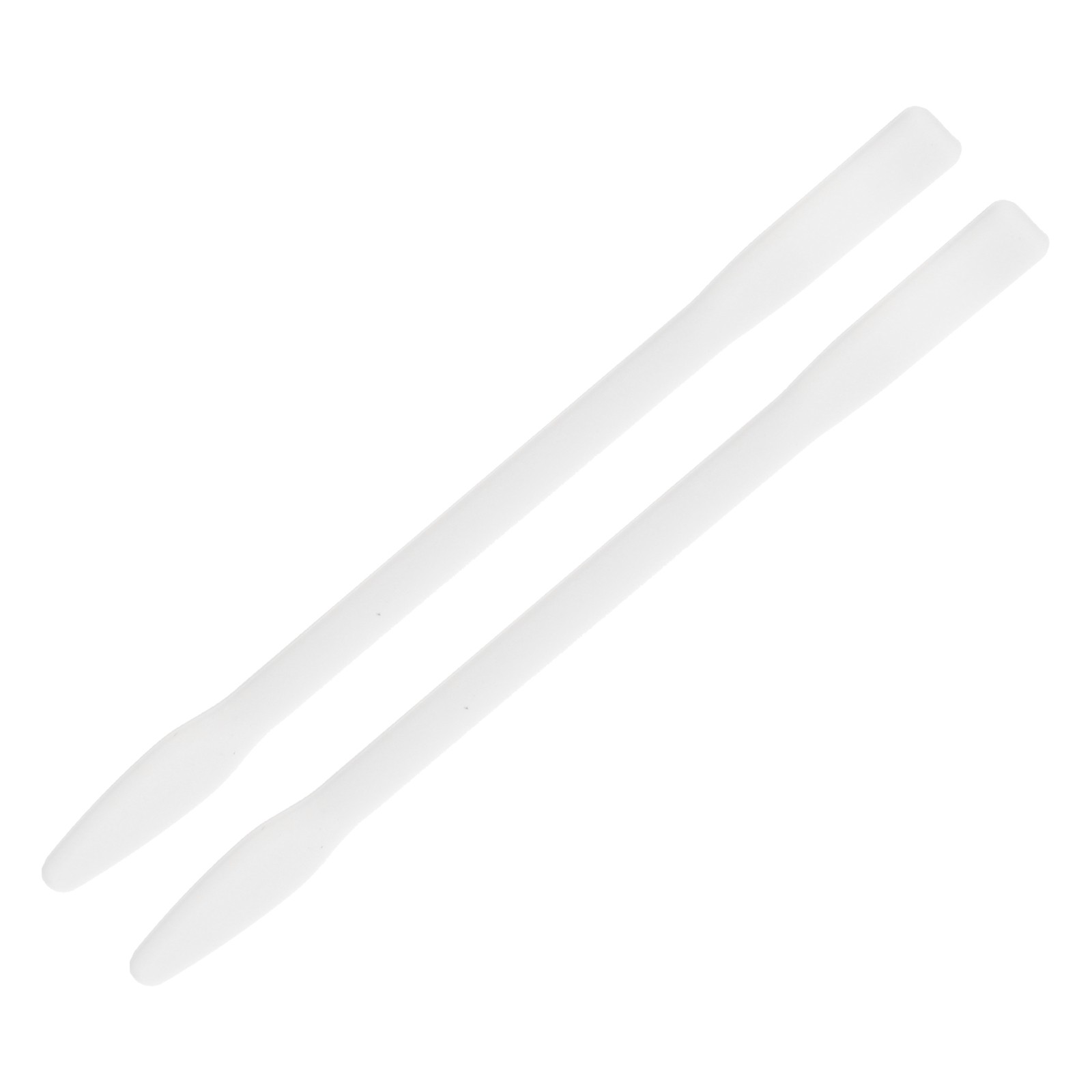 2 Pcs Silicone Stir Sticks 4 Inch Reusable Epoxy Stir Sticks, White