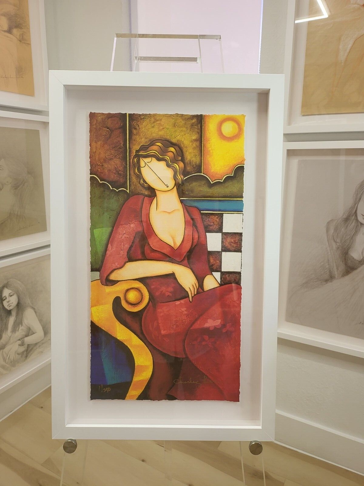 *Piece of Painting Art by Charles Lee – «Famous Park West Gallery Artist»