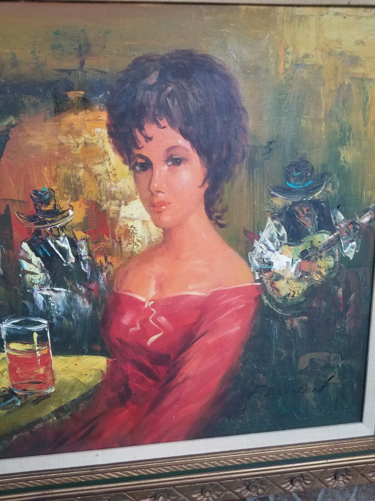 F. Dressen Oil painting
