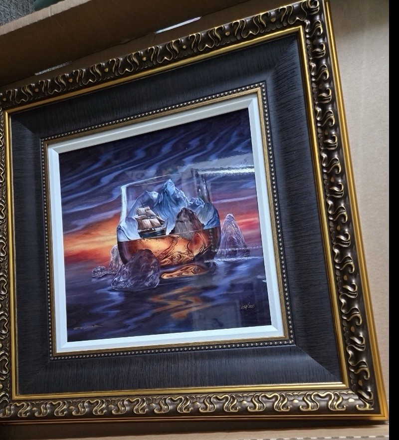 MATT BEYRER 2024 “ON THE ROCKS” Dye Sublimation On Wood #158/200