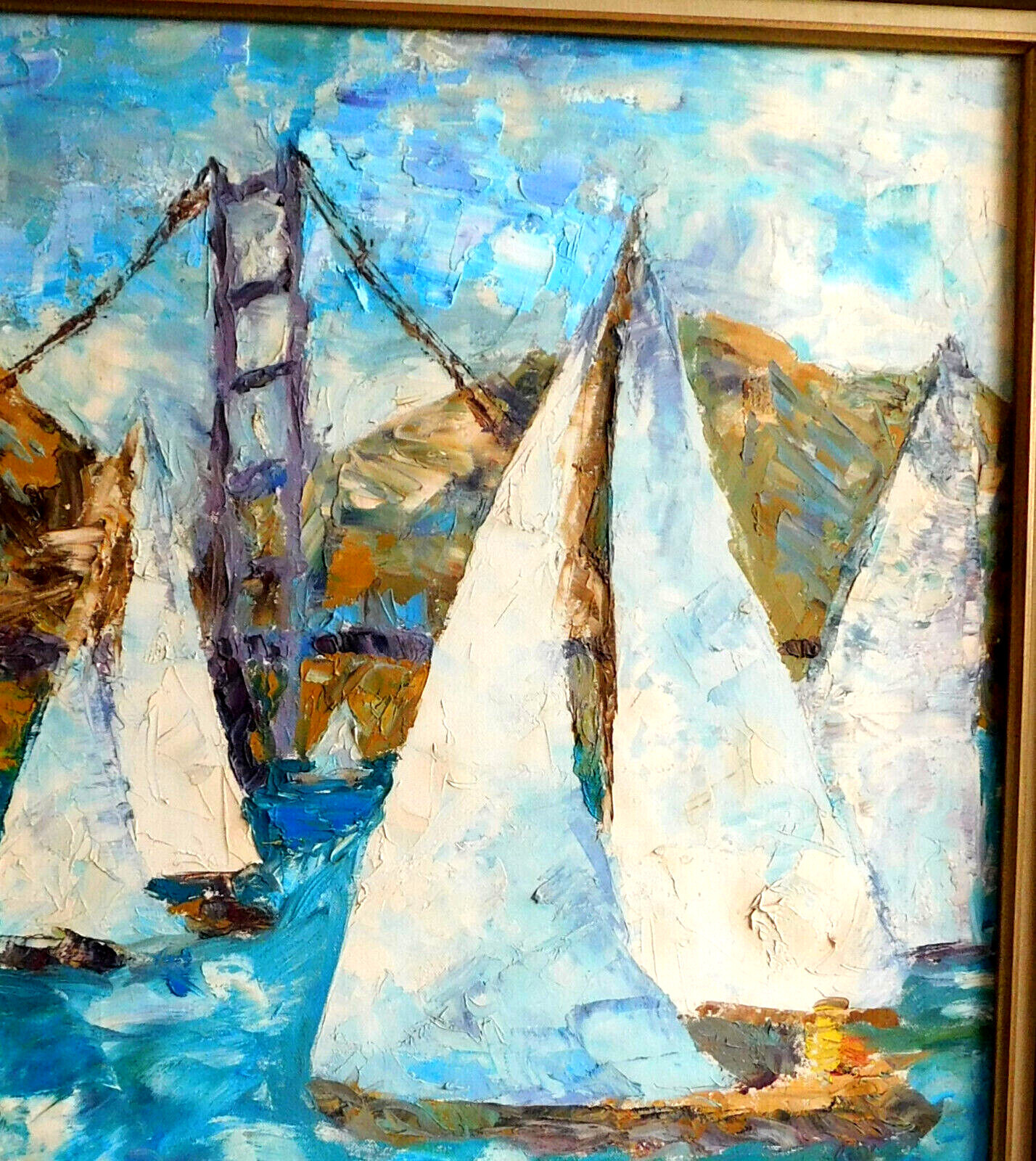 NOTED AMERICAN DEVLIN WILSON FINE VINTAGE ORIGINAL IMPRESSIONISM OIL PAINTING