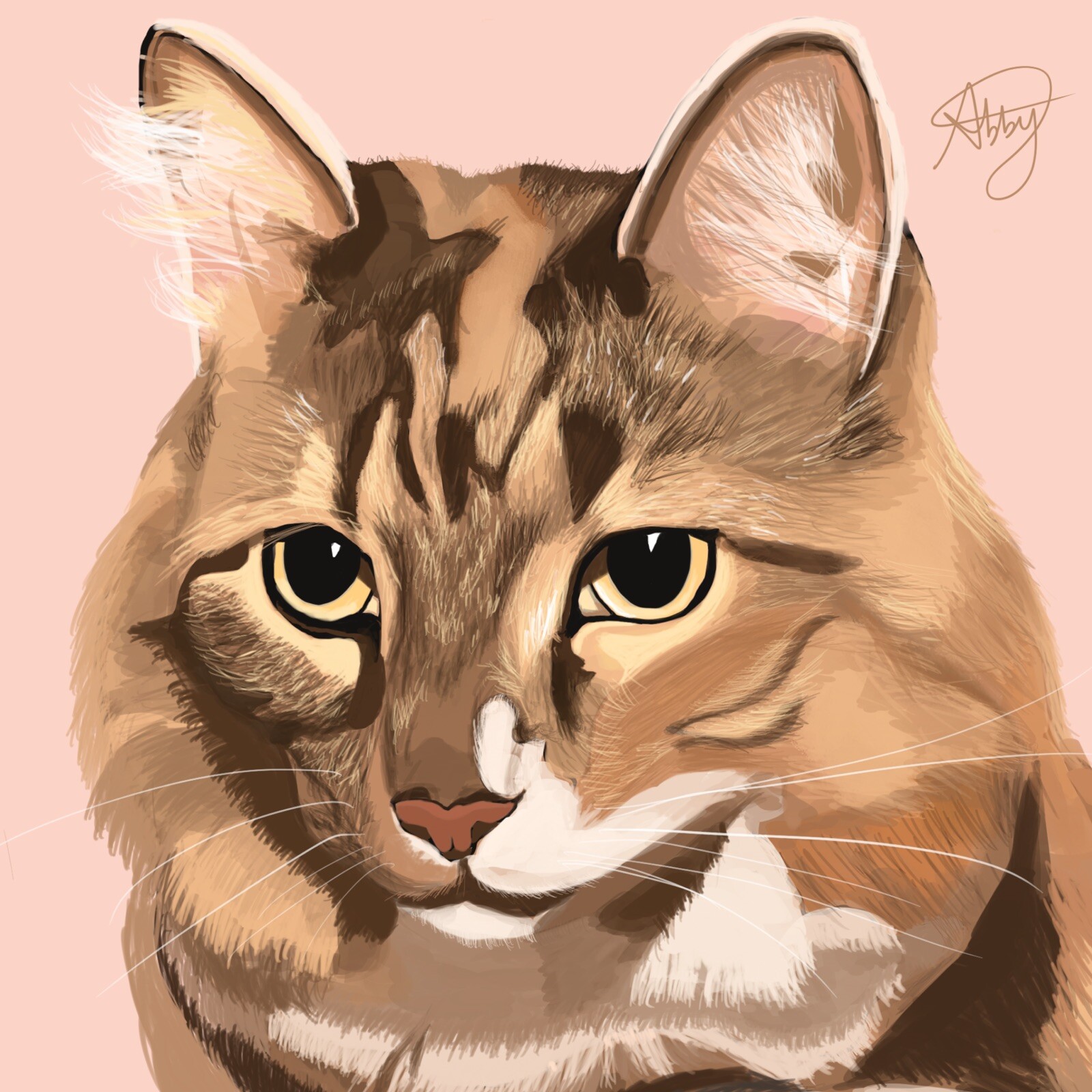 Original Custom Painting from Photo Pet Portrait Dog Cat Animal Digital Art