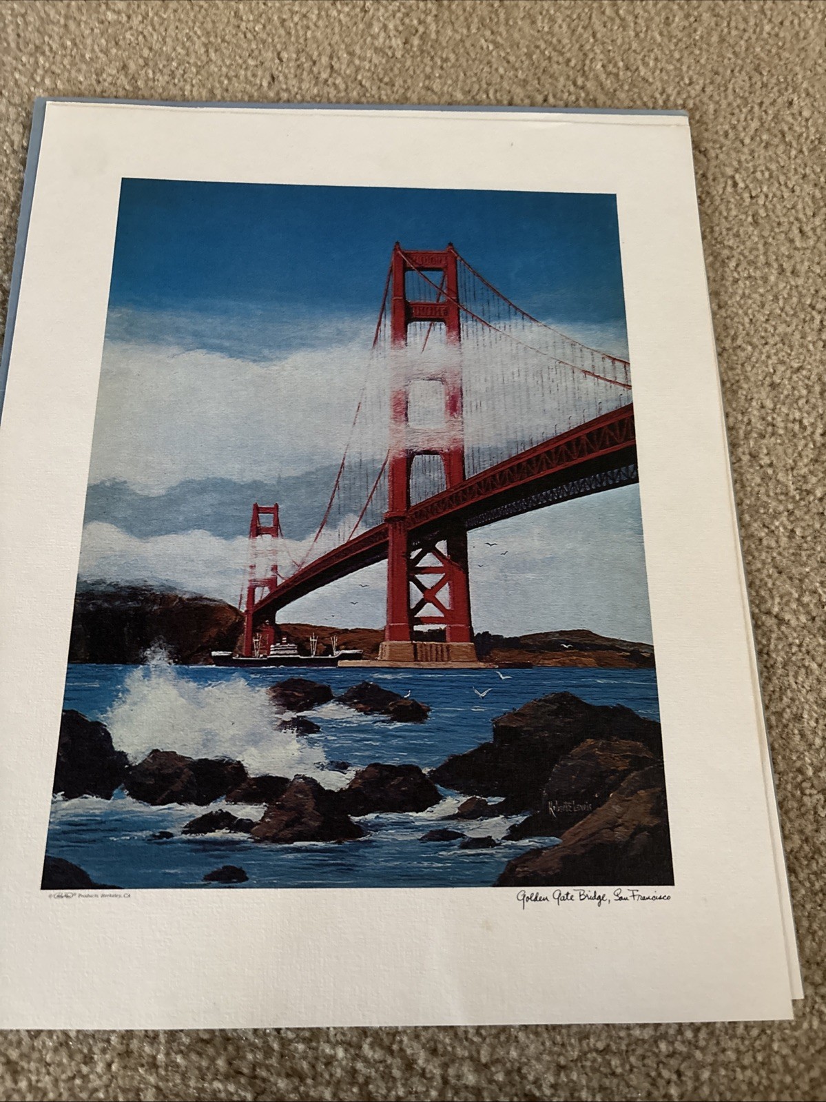 Original Oil Lithographs San Francisco