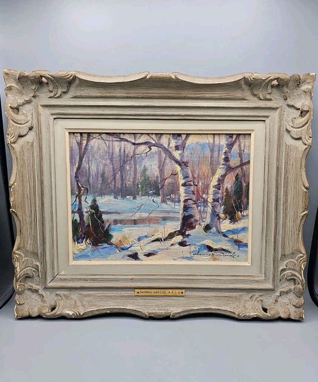 Thomas Hilton Garside, Canadian, Original Oil On Canvas Painting