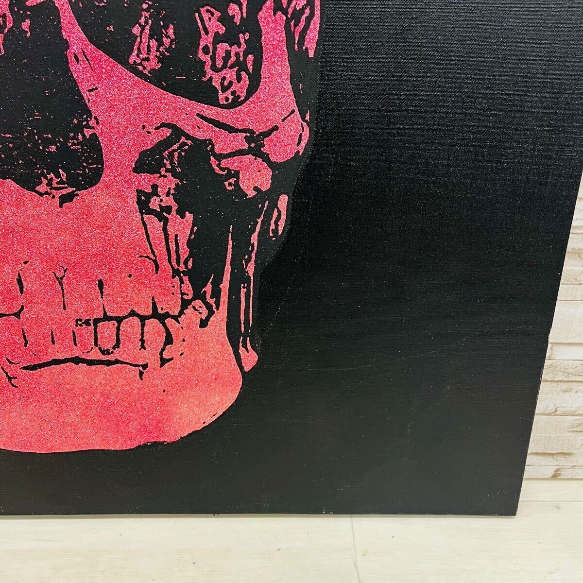 Shane Bowden – Scull Signed Original Art Painting Mixed Media on Canvas