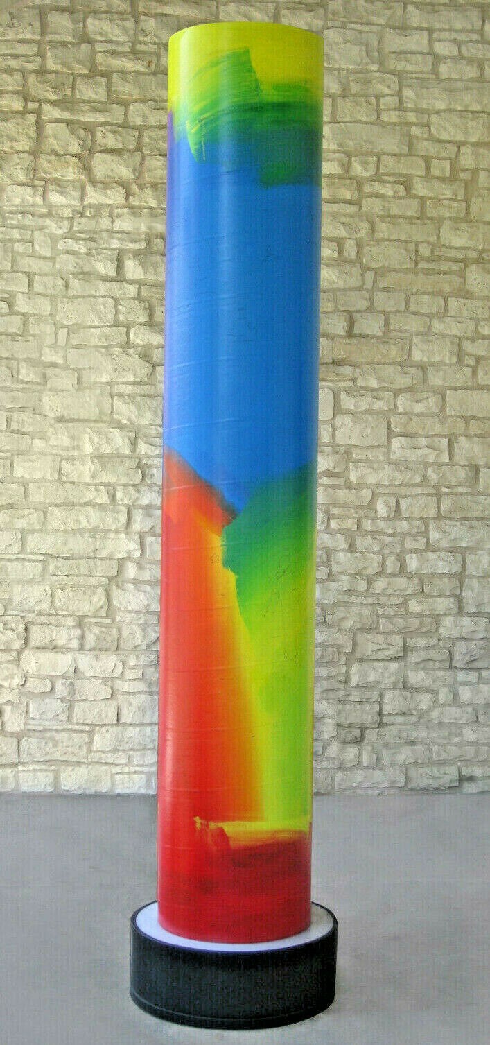 PETER MAX Original HUGE Acrylic Painting on Sonu Tube: 8 Feet Tall SHIP ANYWHERE