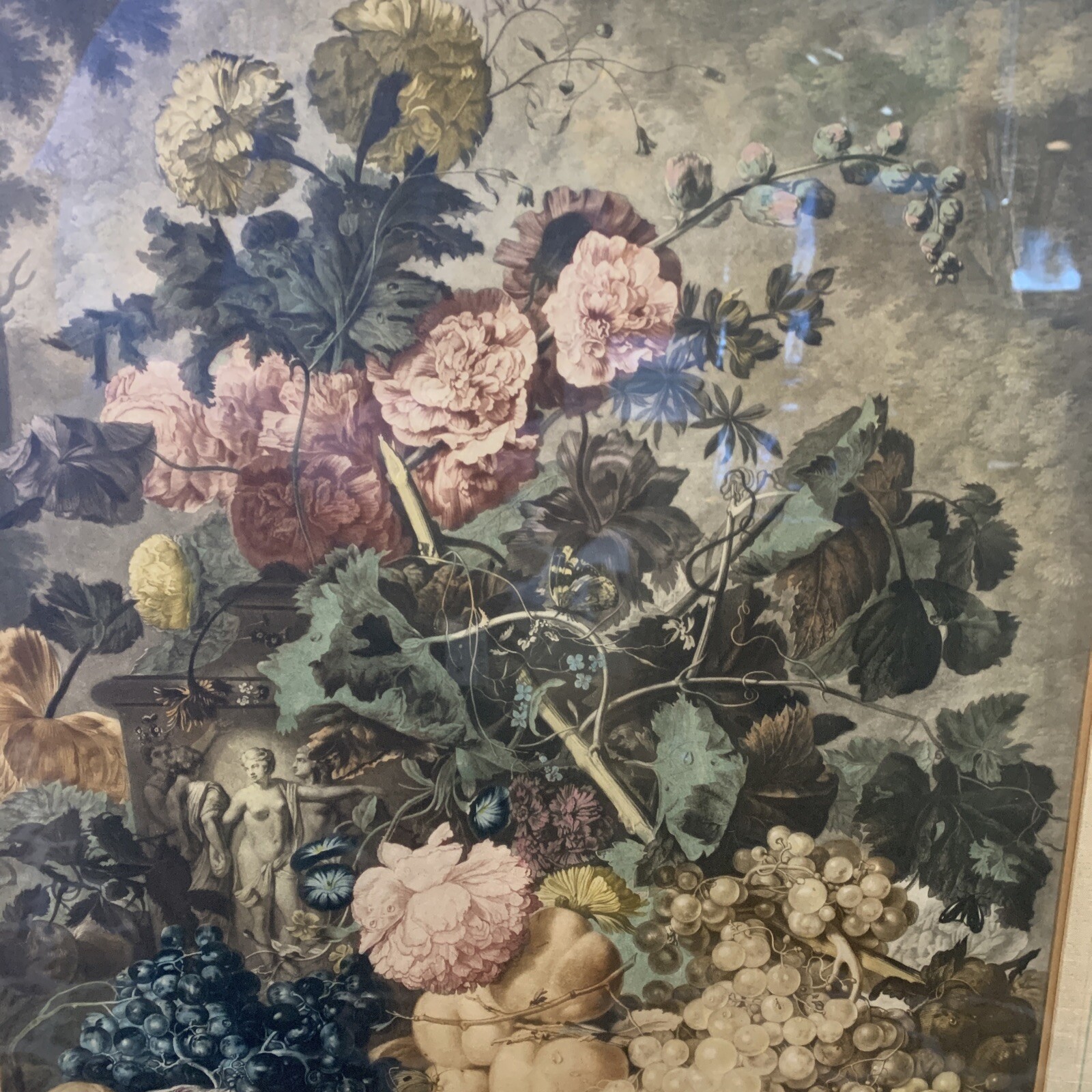 Richard Earlom (1743-1822) after Jan Van Huysum -A Flower Piece (1781) Mezzotint