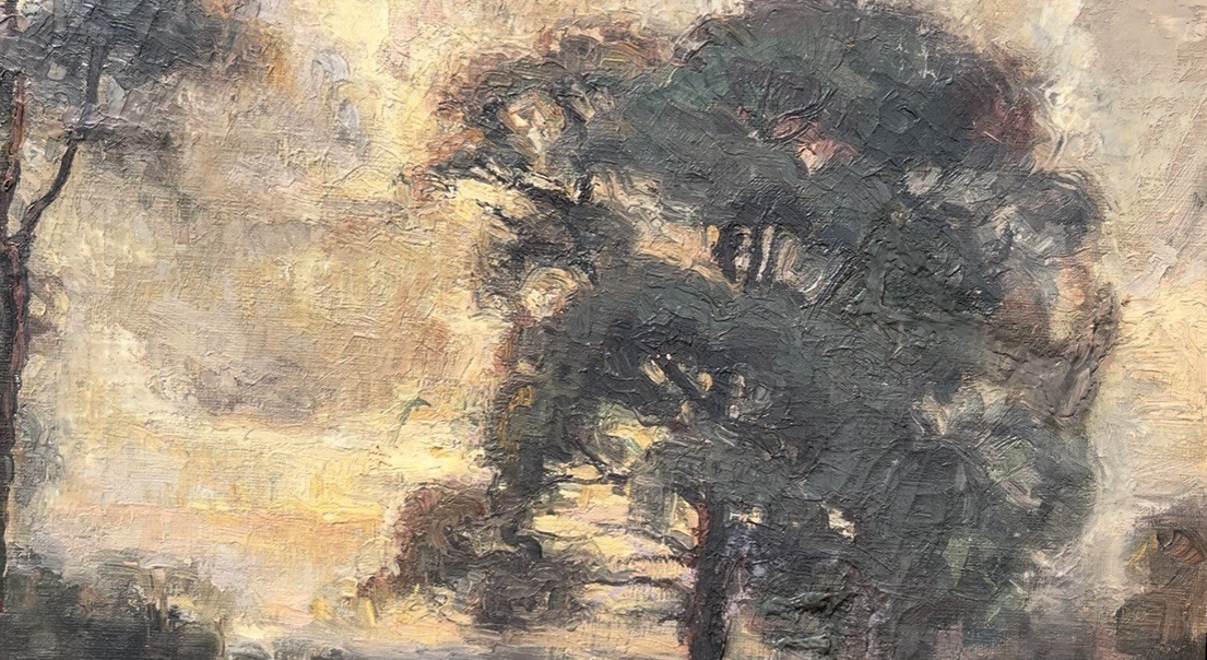 June Ruteledge, 1950’s, “Summer In The Marsh,” 32×36”