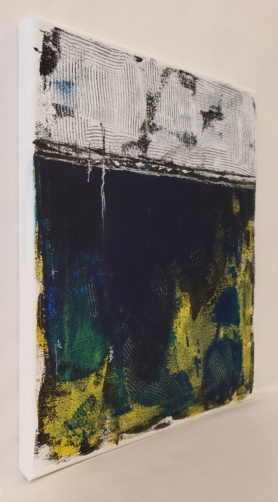 No.564 Original Abstract Modern Minimal Textured Painting By K.A.Davis