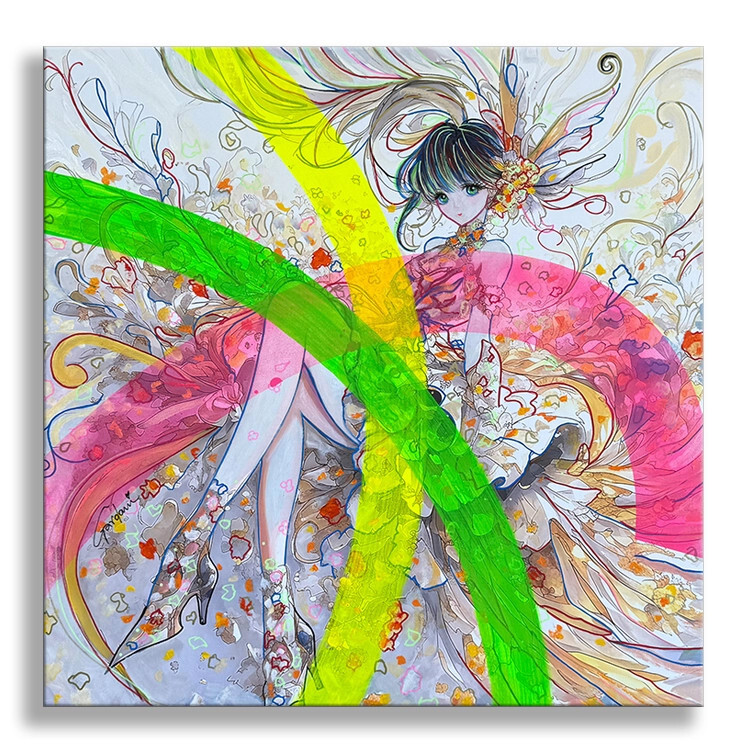Secret Garden of Love – Original Painting on Canvas