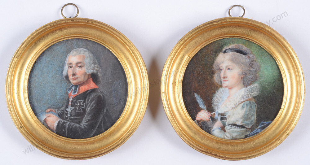 H. F. Fueger-Circle «Friedrich Joseph Karl v. Erthal and his «niece»», ca.1790