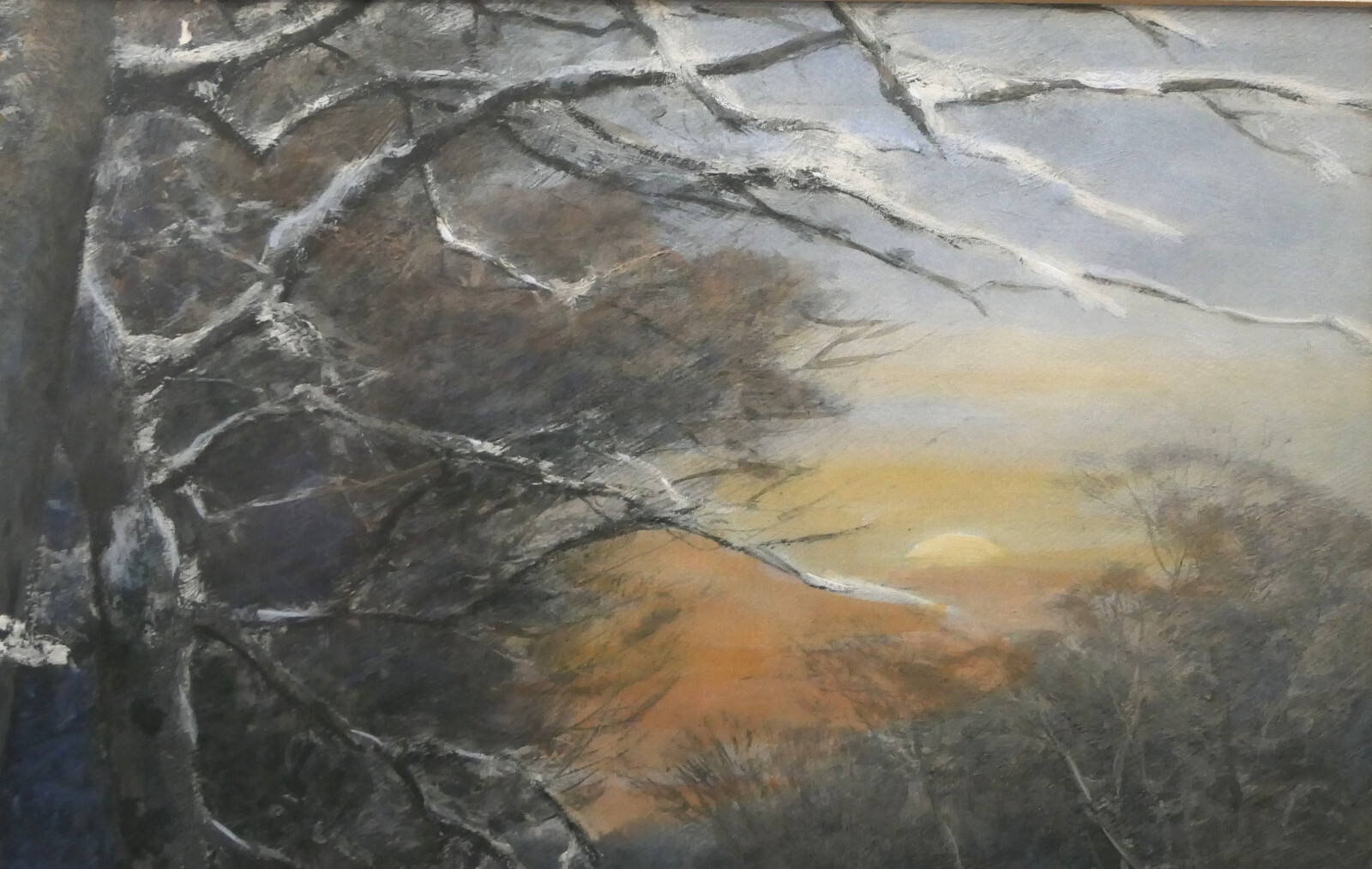 Christian Kröner Gouache – Paper «Wild Boar Rotto» 1893 Framed 53.5 x 37.5 cm