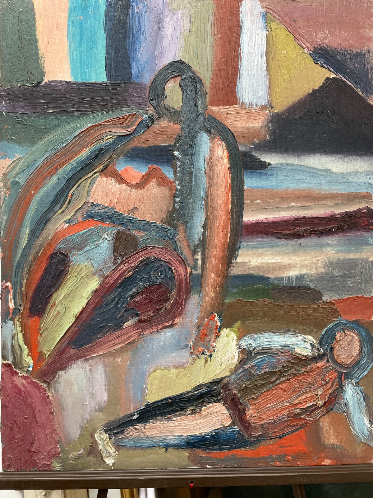 Acrylic Artwork on Art Board «Untitled» 24X30