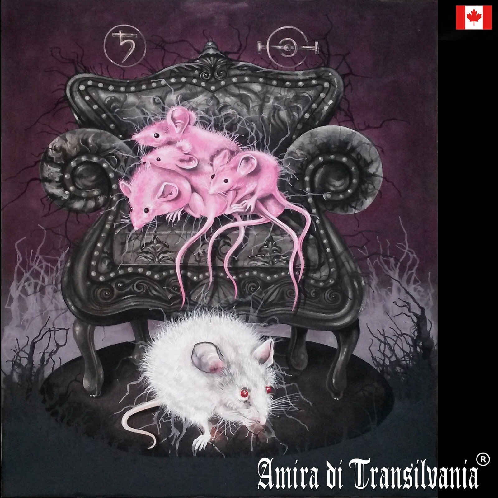 contemporary art painting modern figurative animal portrait portraiture mouse by